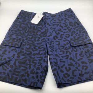 Nike SB Mens Kearny Camo Cargo Skateboarding Shorts Blue Size 30 NWT‎